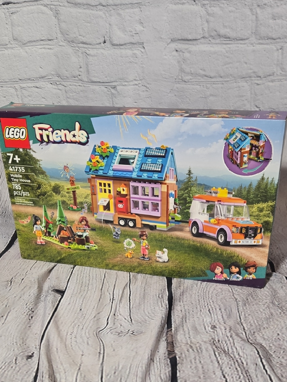 Lego Friends Mobile Tiny House Playset - Purple, Blue, Orange, Yellow